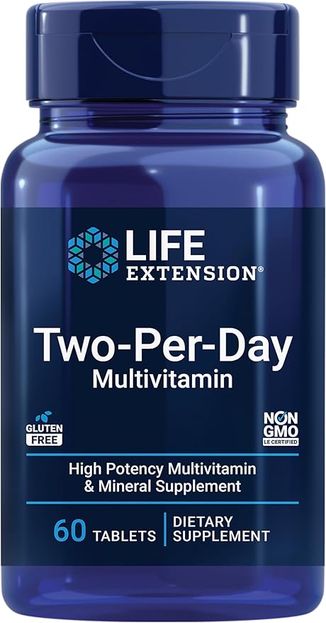 Life Extension Two-Per-Day Multivitamin – Daily 60 Tablets