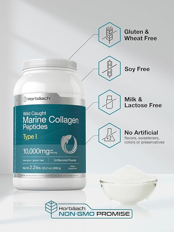 Horbäach Marine Collagen Powder 2.2 lbs