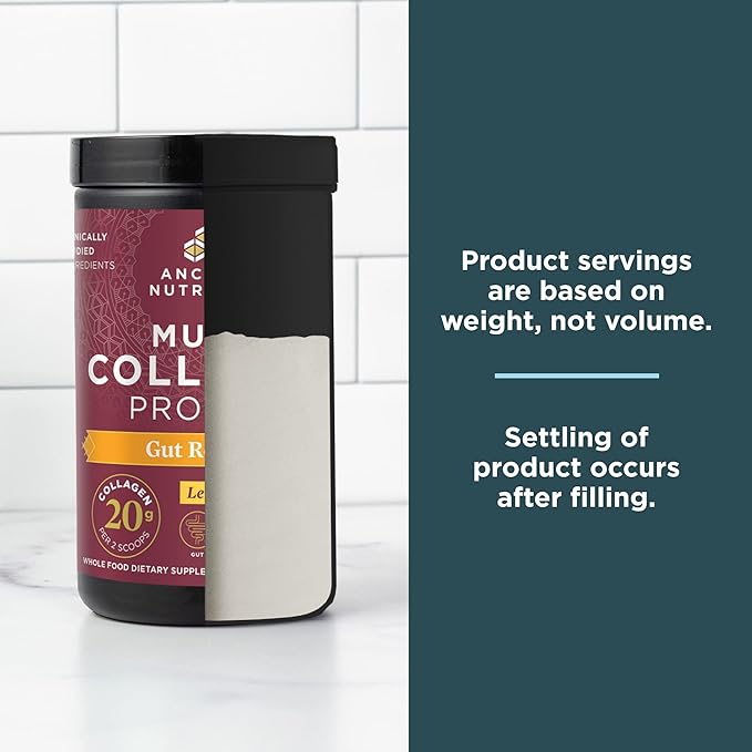 Collagen Powder Protein by Ancient Nutrition, Nails,8.4 oz.