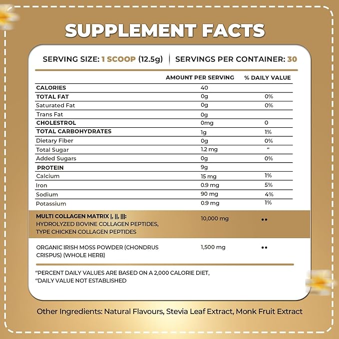ORGANICS NATURE Collagen Peptides Powder 30 Servings 380 gr