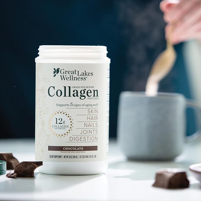 Great Lakes Wellness Collagen Peptides Powder 10 oz