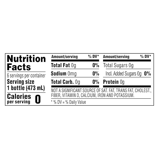 Saratoga Sparkling Water Bottles, 24-Pack - Carbonated Spring Bottled Water with Naturally Occurring Minerals & Electrolytes - Recycled PET Plastic Bottles - 16 Fl Oz