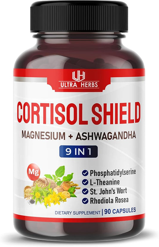 CORTISOL SHIELD 9 in 1-15,250mg Magnesium (90 count 1))