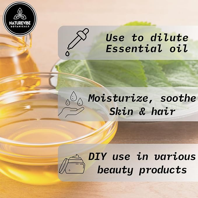 Naturevibe Botanicals Babassu Oil 32 Ounces 100% Pure