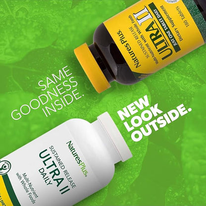 Natures Plus Ultra II Multivitamin, Sustained Release 180 Vegetarian 180 Servings