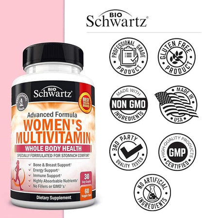 Multivitamin for Women with Vitamin D3 60Ct