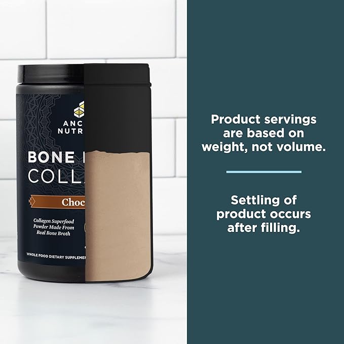 Ancient Nutrition Collagen Powder, Bone Broth 30 Servings, 18.6oz