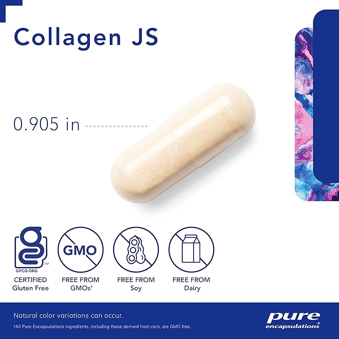Pure Encapsulations Collagen JS 1,000 mg 120 Capsules