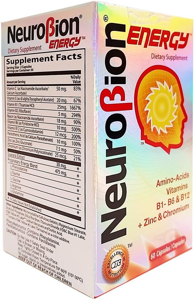 Neurobion, Energy Amino Acids, 60 Count 3)