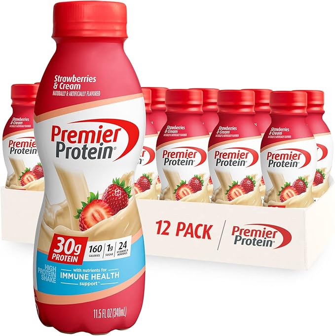Premier Protein Shake MINIs Vanilla 22g 120 Calories 12 & 30g Protein 160 Calories 12