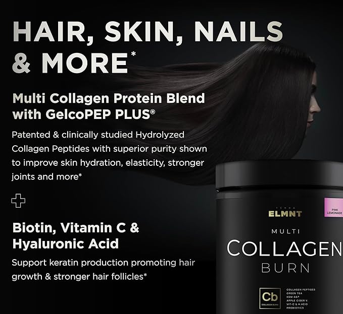 Super Collagen Burn Powder for Women KSM66, Apple