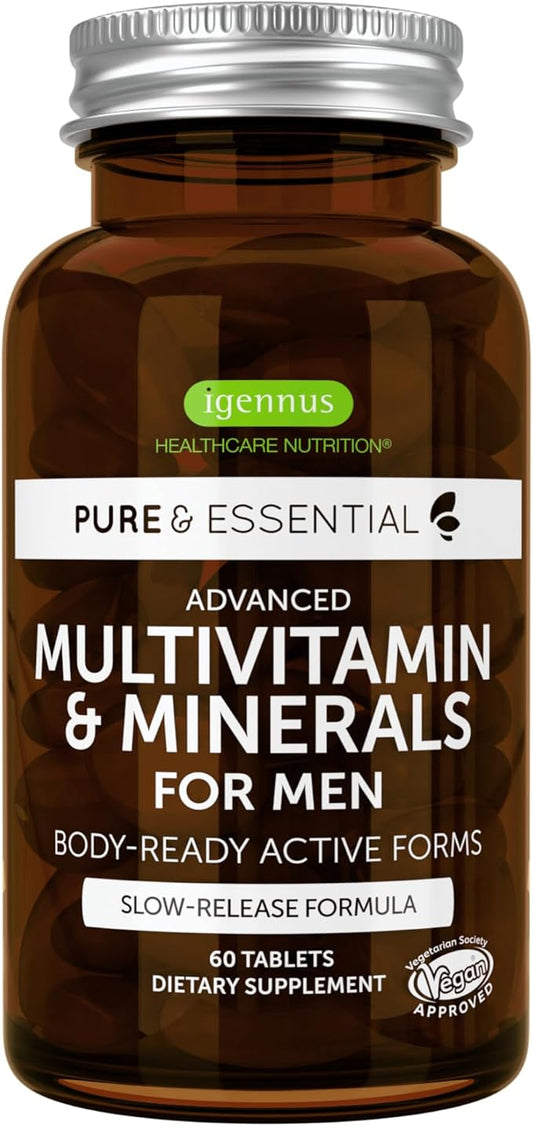 Methylated Men's Multivitamin, MTHFR Supplement