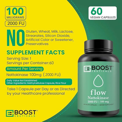 Nattokinase 2000 FU 100mg 60 Vegan