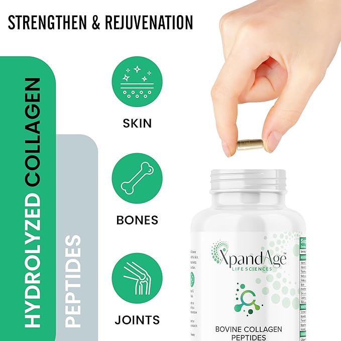 XpandAge's Bovine Collagen Peptides contain Biotin,