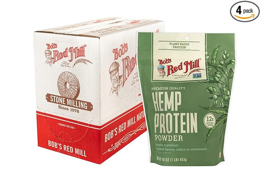 Bob's Red Mill Hemp Protein Powder, 16-ounce (Pack 4)