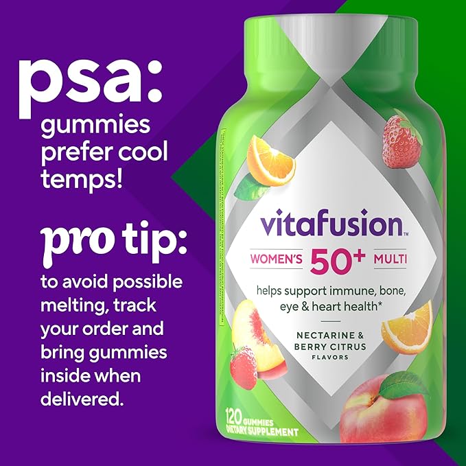 Vitafusion Women's 50+ Daily Multivitamin, Gummy 120 Ct