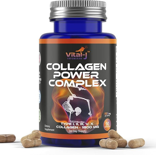 5-IN-1 Collagen Peptides 1800mg, 90 Capsules