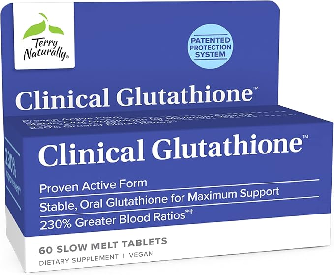 Terry Naturally Clinical Glutathione 60 Slow 300 mg 30 Servings