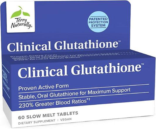Terry Naturally Clinical Glutathione 60 Slow 300 mg 30 Servings