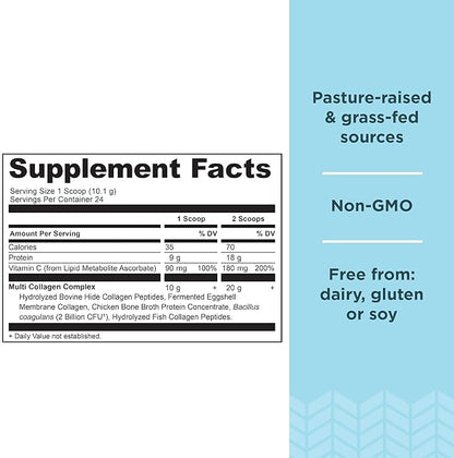 Ancient Nutrition Hydrolyzed Collagen Peptides Powder 24 Servings, 8.6oz