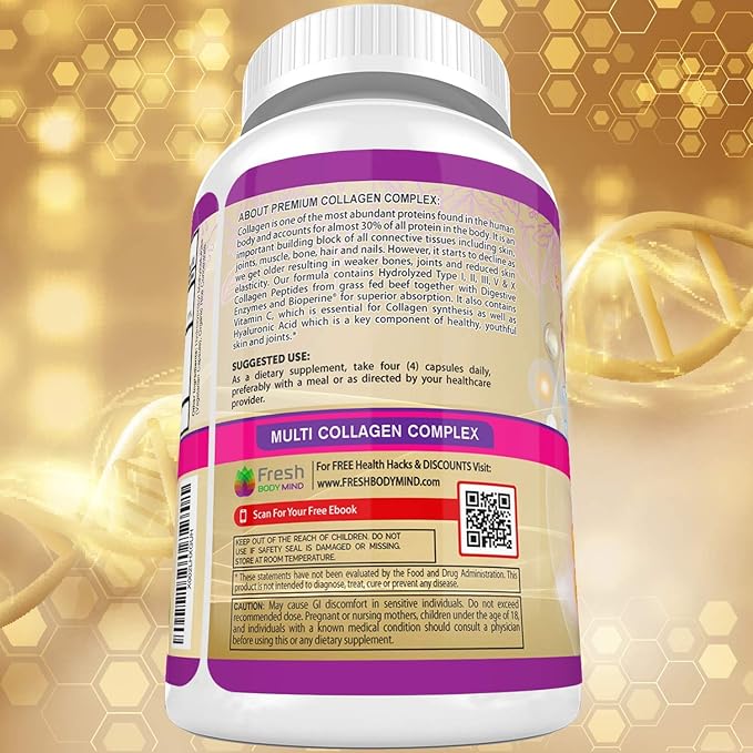 FRESH HEALTHCARE Multi Collagen Pills 120 Kosher