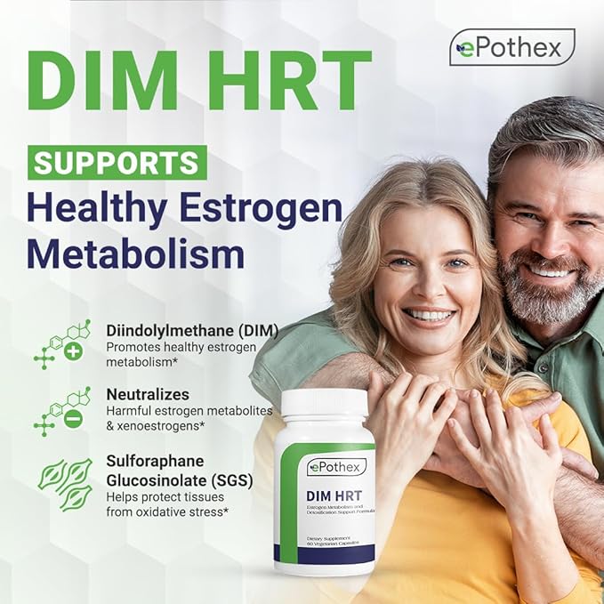 DIM HRT - Estrogen Metabolism + 60 Capsules