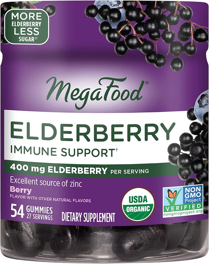 Megafood Organic Elderberry Immune Support Gummies, 54 CT