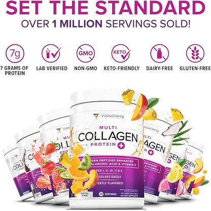 Multi Collagen Peptides Powder for Women