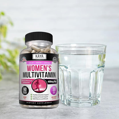Kaya Naturals Women's Multivitamin, Overall Healthy 60 Count