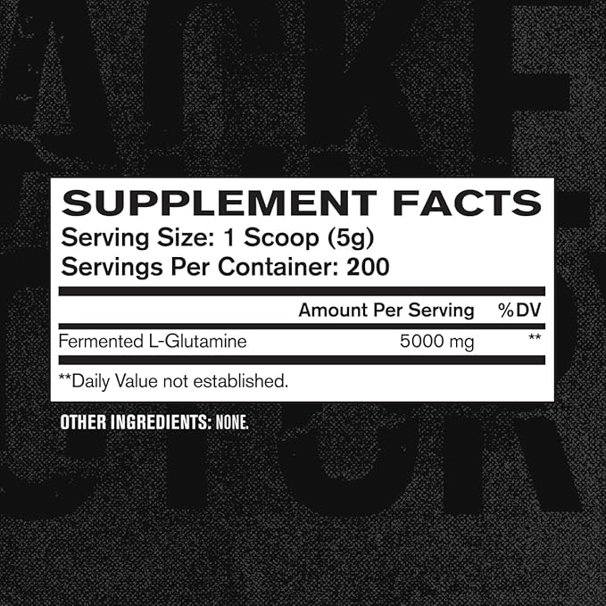 L-Glutamine Powder 500g, 200 Servings
