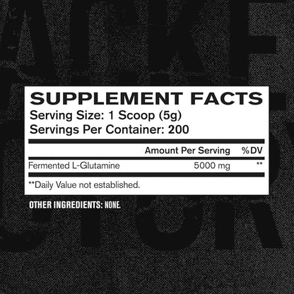 L-Glutamine Powder 500g, 200 Servings