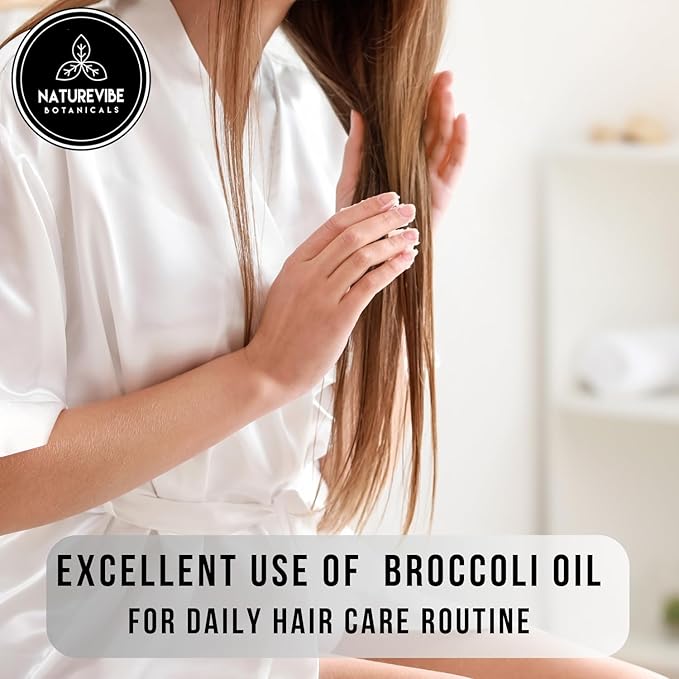 Naturevibe Botanicals Broccoli Oil 32 Ounces 100% Pure