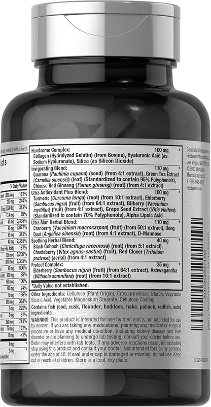 Horbäach Men's Multivitamin 50 Plus 60 Caplets