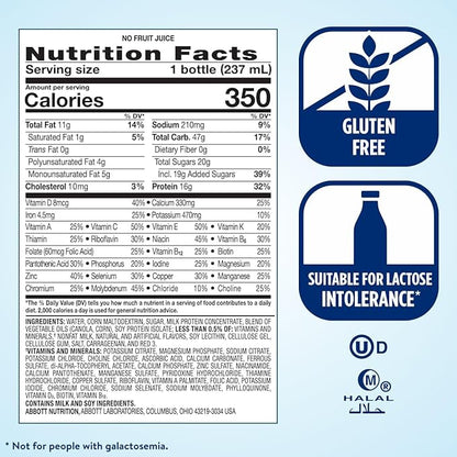 Ensure Plus Strawberry Nutrition Shake, Meal 24 Pack