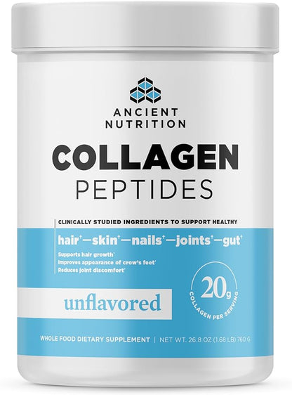 Ancient Nutrition Collagen Peptides, Collagen Peptides 38 Servings, 20g Collagen
