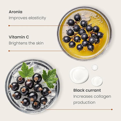 PLANTIFIQUE Korean Vitamin C Face Massage Serum - Perfect for Gua Sha Facial Tools - Collagen & Peptides for Ultimate Hydration and Anti-Aging Glow - Even Skin Tone