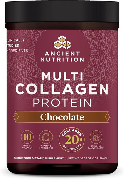 Ancient Nutrition Collagen Powder Protein, Multi 45 Servings, 16.65oz