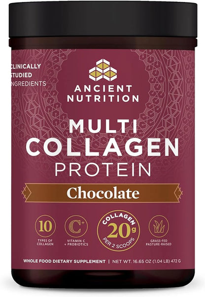 Ancient Nutrition Collagen Powder Protein, Multi 45 Servings, 16.65oz