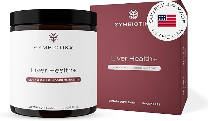 CYMBIOTIKA Liver Supplement with Vitamins & 84 Capsules, 28 Servings
