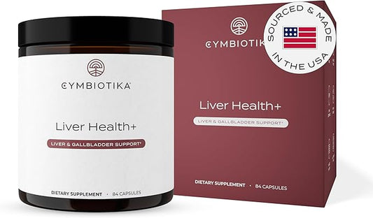 CYMBIOTIKA Liver Supplement with Vitamins & 84 Capsules, 28 Servings