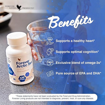 Forever Living - Forever Arctic Sea Omega-3 Supplement Omega-3 Blend 120 Softgels