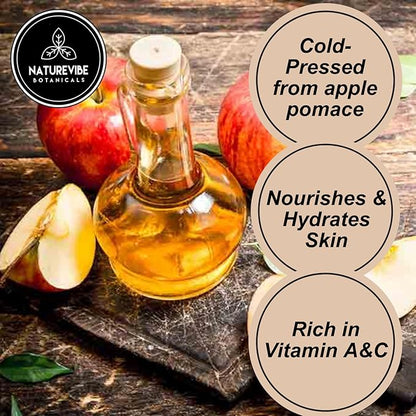 Naturevibe Botanicals Apple Oil 32 Ounces 100% Pure