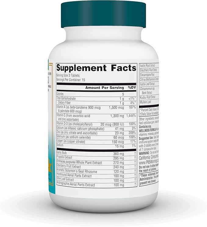 Source Naturals Wellness Formula Bio-Aligned Vitamins 45 Tablets