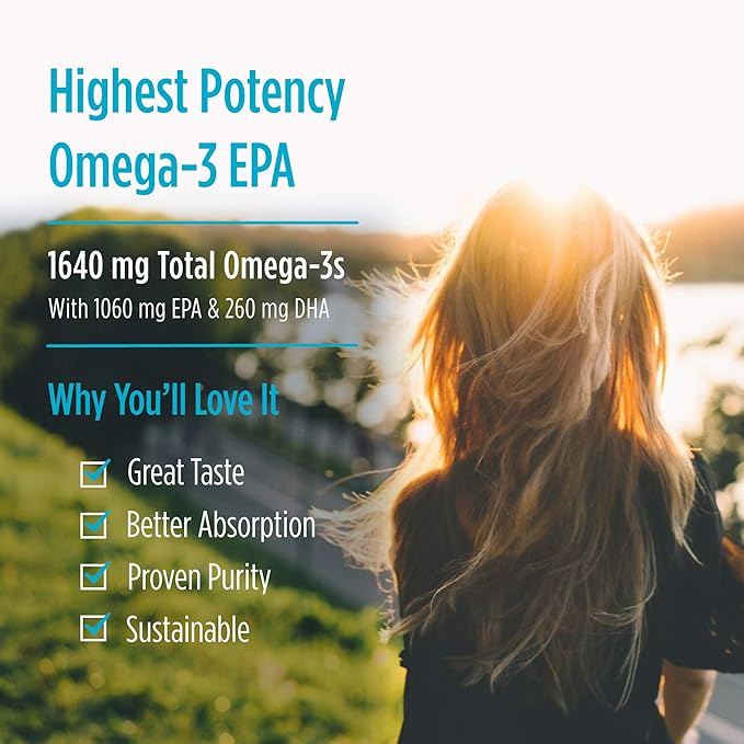 Nordic Naturals EPA Xtra, Lemon 60 Soft 1640 mg Omega-3 - 30 Servings