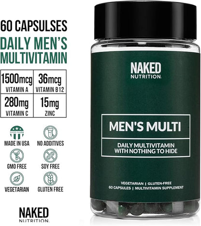 NAKED Men’s Multi – Daily Multivitamin 60 Capsules