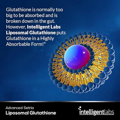 Liposomal Glutathione - Highly Advanced Antioxidant, 500MG per 30 Servings