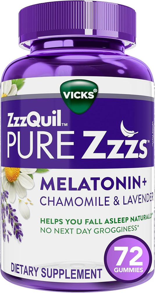 ZzzQuil PURE Zzzs Melatonin Sleep Aid 1mg per 72 Count