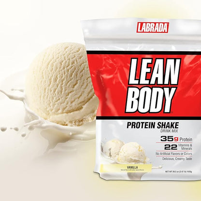 Labrada Nutrition Lean Body Hi-Protein Meal 2.47-Pound Tub