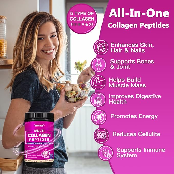 ZEBORA Collagen Peptides Powder 50 Servings