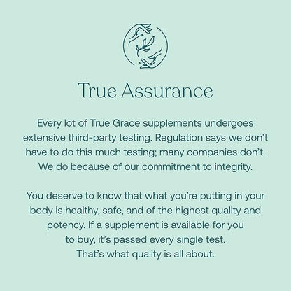 True Grace One Daily Women’s Multivitamin 40+ Fermented Minerals, Organic Adaptogens & Mushrooms Energy, Immune, Bone, Heart Support - Iron Free, Non-GMO, Gluten Free, Soy Free - 90 Vegan Tablets